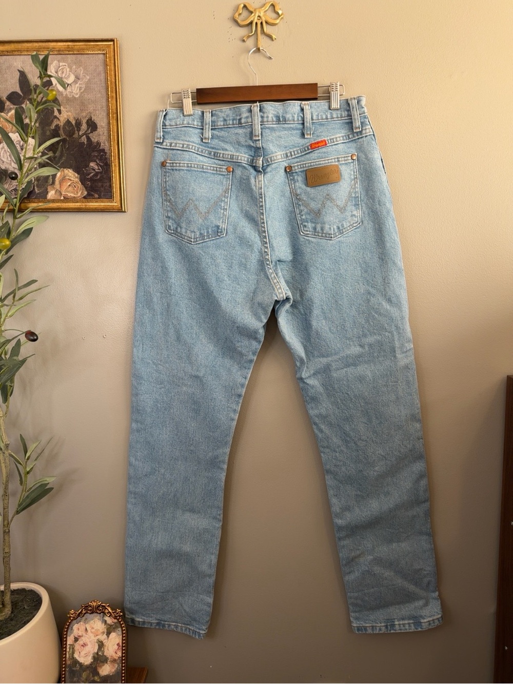 Wrangler Cowboy Cut Slim Fit Jeans 11x34 Antique Wash High Rise Western - Picture 4 of 7
